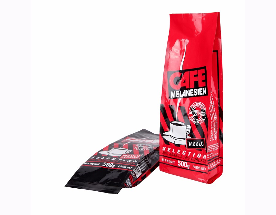 Bolsas de plástico personalizadas de café con cremallera de grado alimenticio