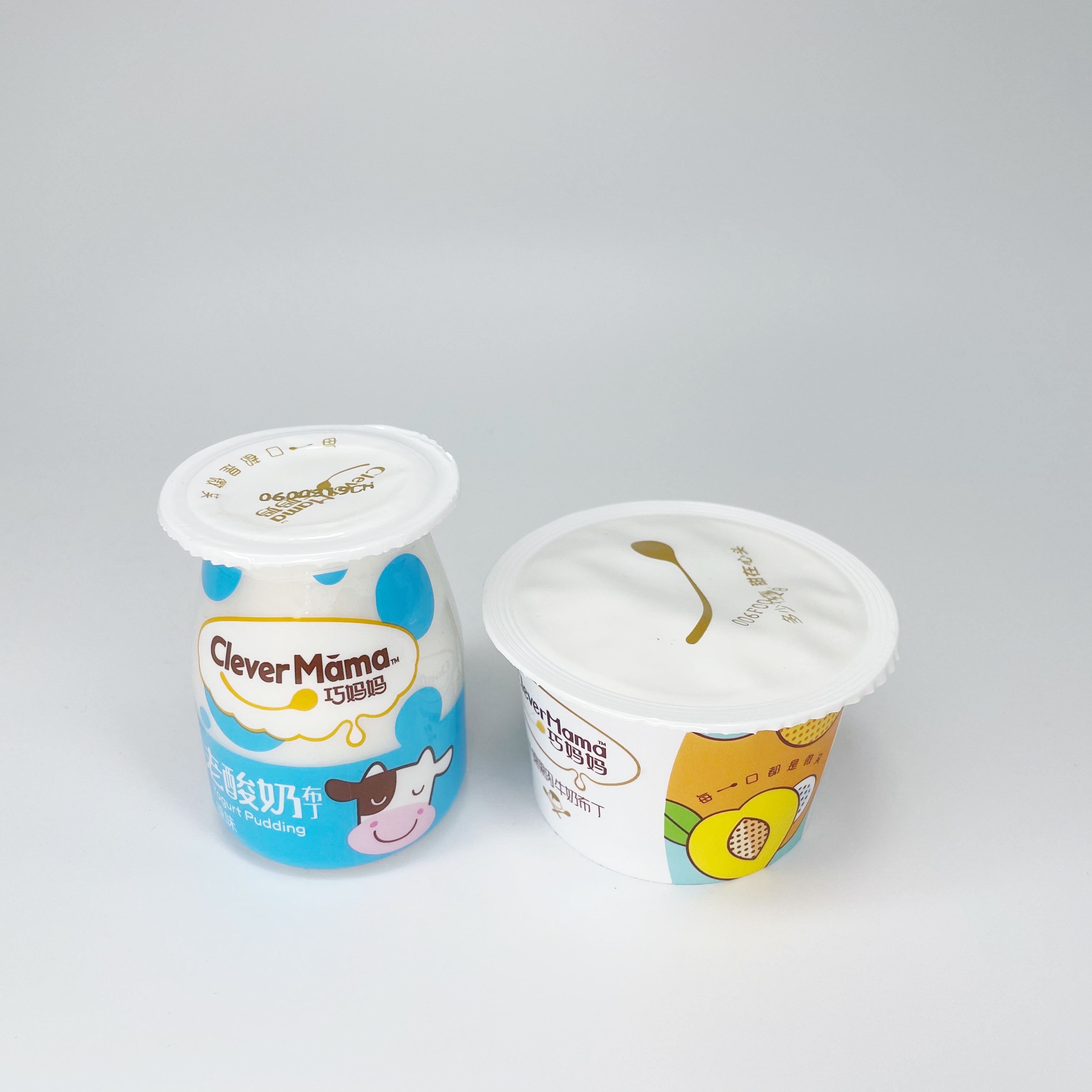 Venta caliente buenos productos impresos yogur película de tapa de papel de aluminio