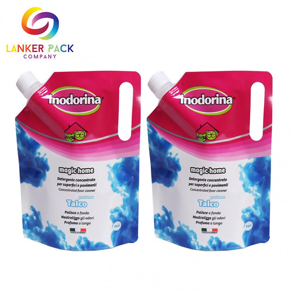 Bolsa Doypack de pico de detergente sin BPA con pico